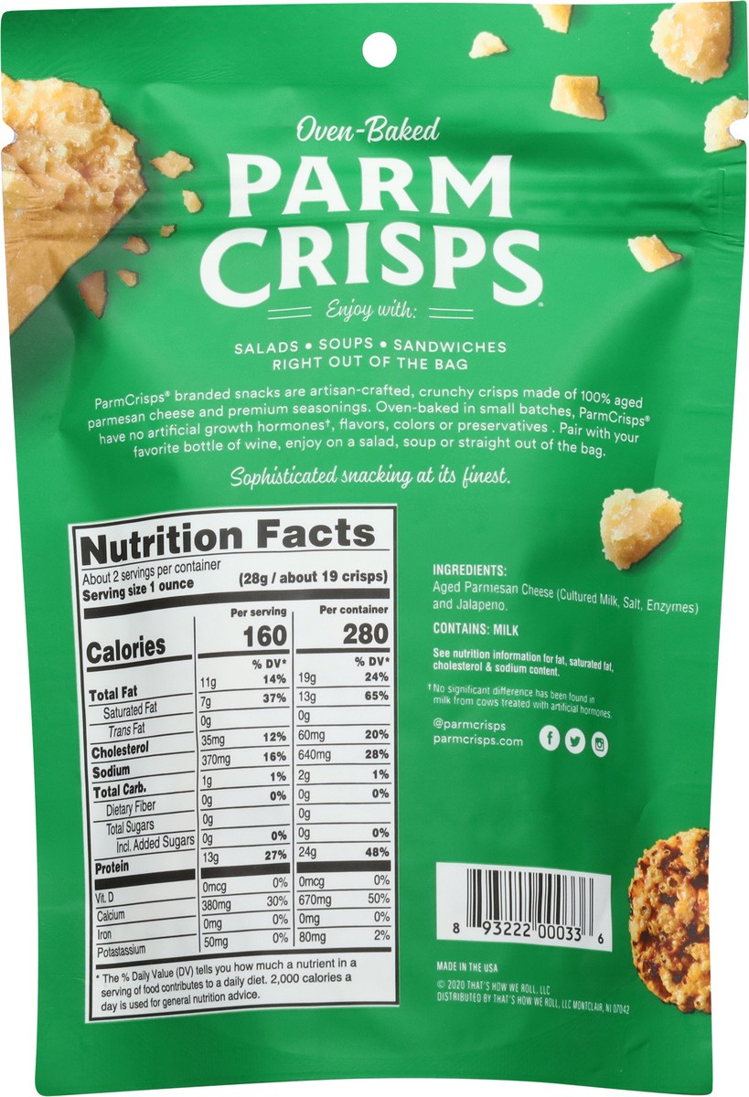 slide 5 of 12, ParmCrisps Oven-Baked Jalapeno Cheese Snack 1.75 oz, 1.75 oz