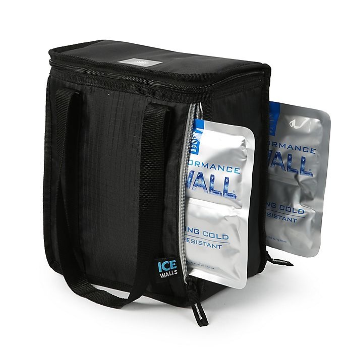 slide 2 of 3, California Innovations Coldlok Lena Insulated Lunch Tote - Black, 1 ct