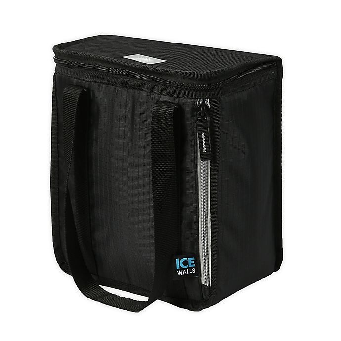 slide 1 of 3, California Innovations Coldlok Lena Insulated Lunch Tote - Black, 1 ct