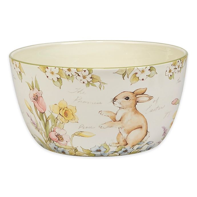 slide 1 of 1, Certified International Bunny Patch by Susan Winget Deep Bowl, 1 ct