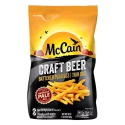 McCain Thin Cut Craft Beer Battered Potatoes 22 oz