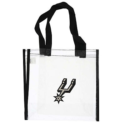 slide 1 of 1, Forever Collectibles Spurs Clear Reusable Shopping Bag, 1 ct