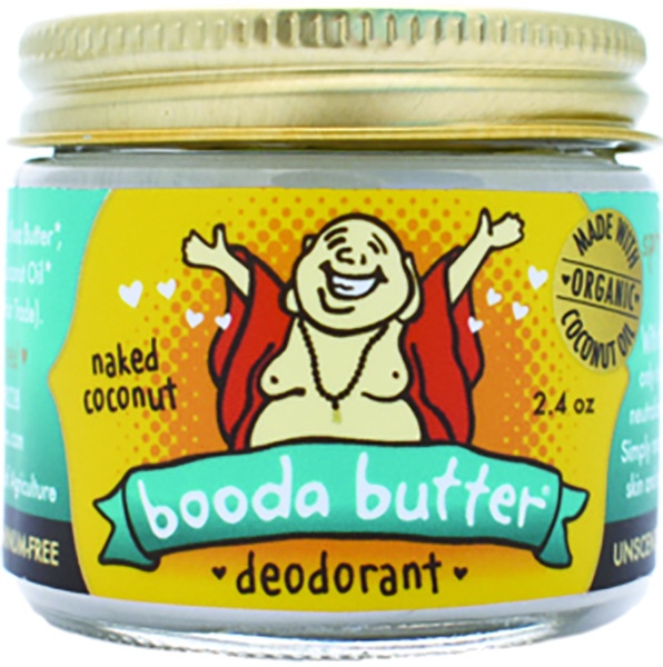 slide 1 of 1, Booda Organics Booda Butter Deodorant, 2.4 oz