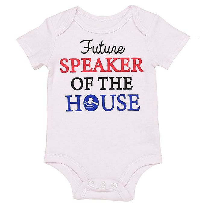 slide 1 of 1, Baby Starters Newborn BWA Future Speaker of the House'' Bodysuit - White'', 1 ct