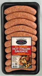 Denmark Foods Arizona Fresh Hot Italian Sausage Links Family Pack