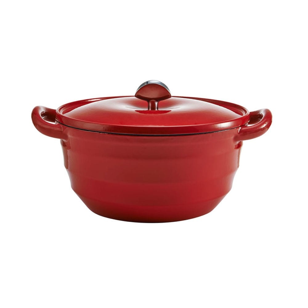 slide 1 of 1, Dash of That Dutch Oven with Lid - Red, 6 qt