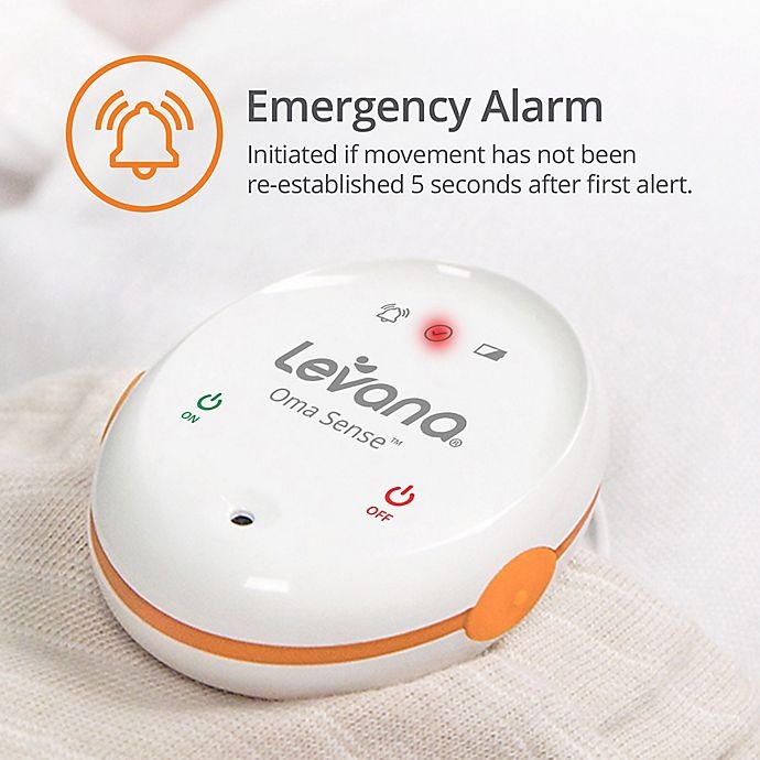 slide 3 of 6, Levana Oma Sense Baby Breathing Movement Monitor with Vibrations and Audible Alerts, 1 ct