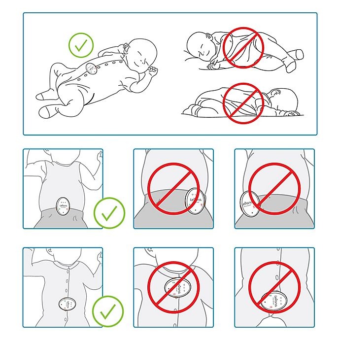 slide 6 of 6, Levana Oma Sense Baby Breathing Movement Monitor with Vibrations and Audible Alerts, 1 ct