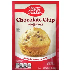 Betty Crocker Chocolate Chip Muffin Mix, 6.5 oz
