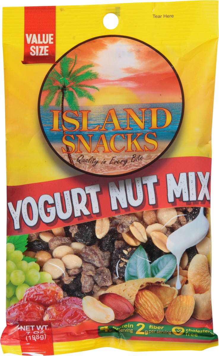 slide 4 of 13, Island Snacks Yogurt Nut Mix Value Size 7 oz, 7 oz