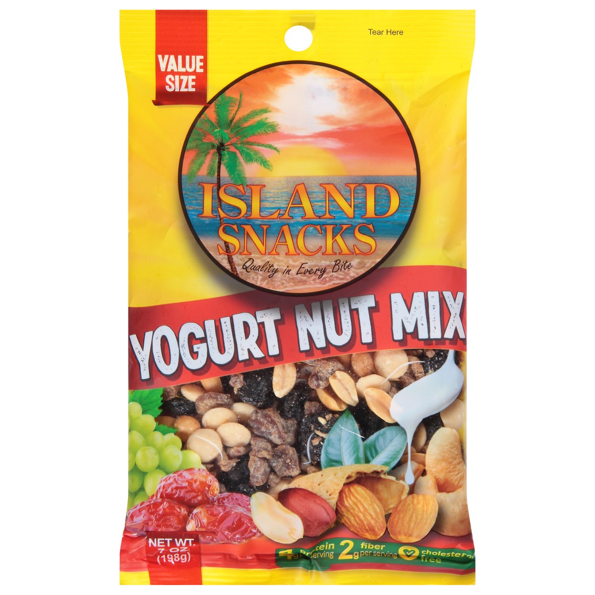 slide 5 of 13, Island Snacks Yogurt Nut Mix Value Size 7 oz, 7 oz