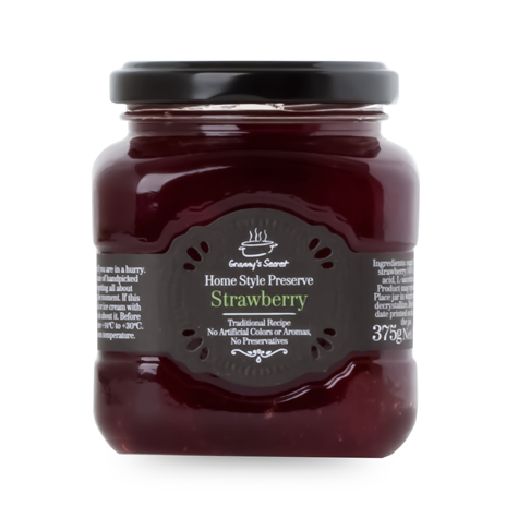slide 1 of 1, Granny's Preserves Wild Strawberry, 375 gram