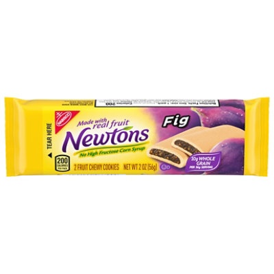 slide 1 of 9, Newtons Fig Fruit Chewy Cookies 2 ea, 2 ct