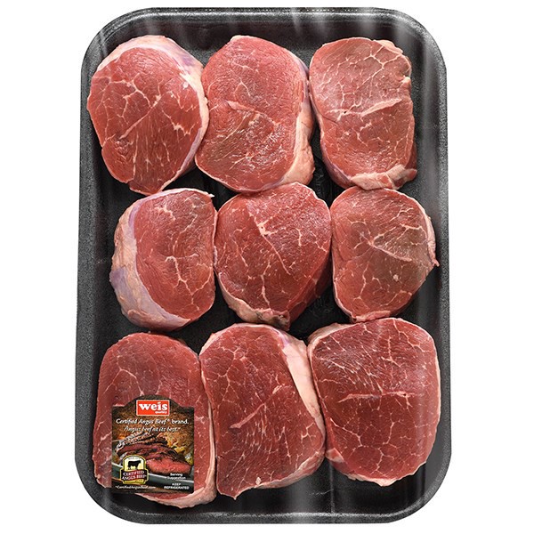 slide 1 of 1, Weis Quality Certified Angus Beef Family Pack Boneless Chuck Eye Steak, per lb
