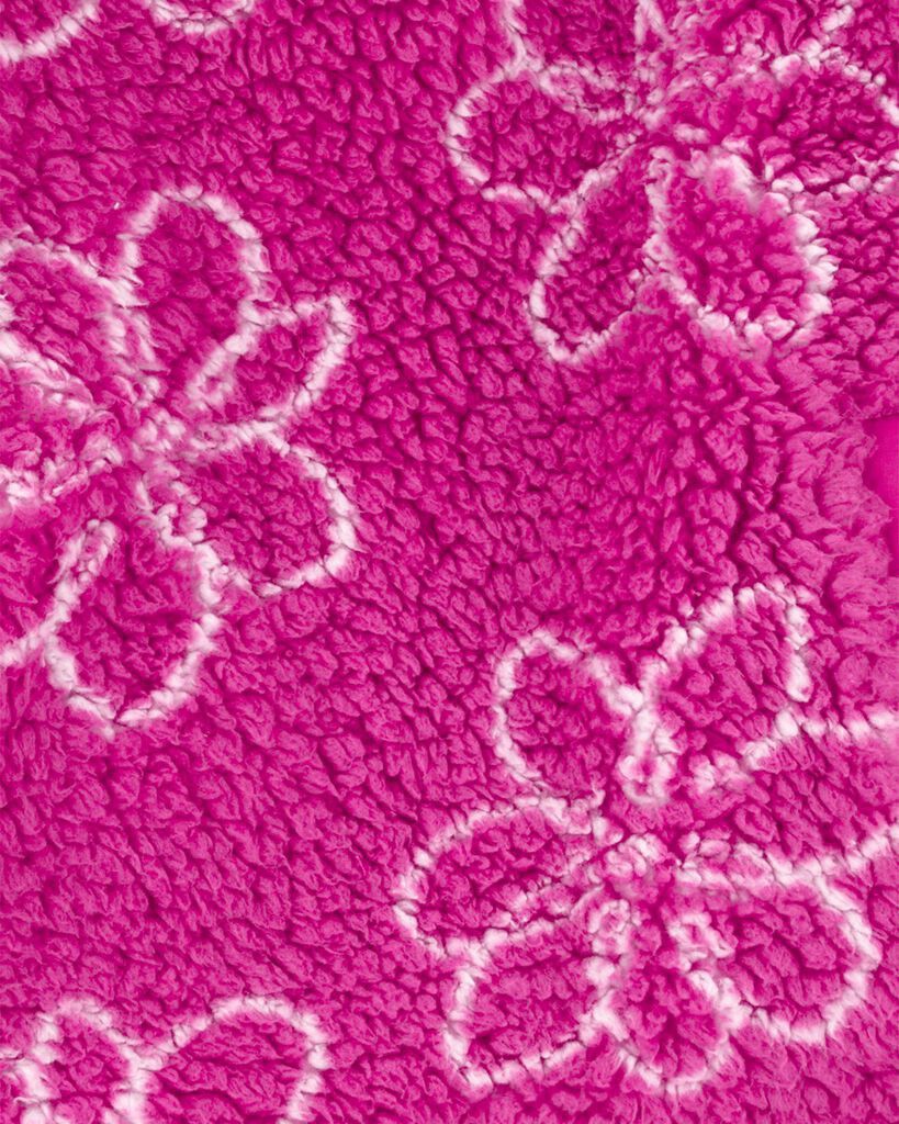 slide 2 of 2, Carter's Kid Floral Sherpa Pullover Pink 14, 1 ct