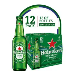 Heineken Original Lager Beer, 12 Pack, 12 fl oz Bottles
