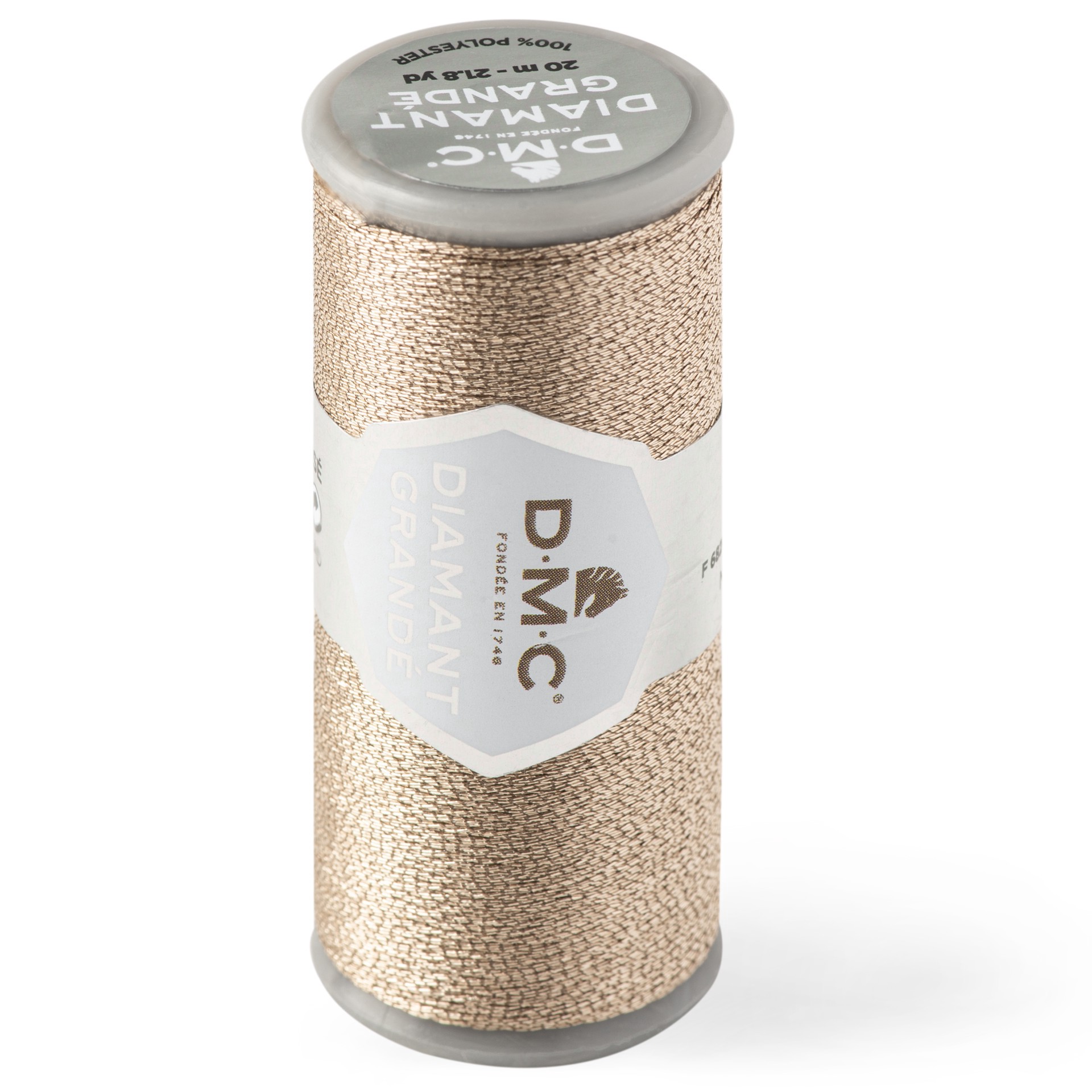 slide 3 of 3, Dmc Diamant Grande Metallic Thread, 20 m
