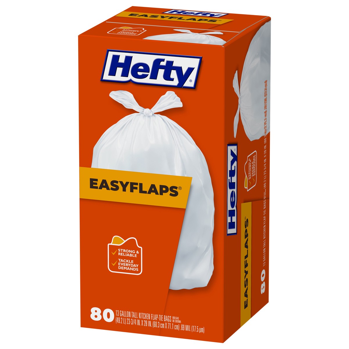 slide 2 of 8, Hefty Easy Bags Flap, 