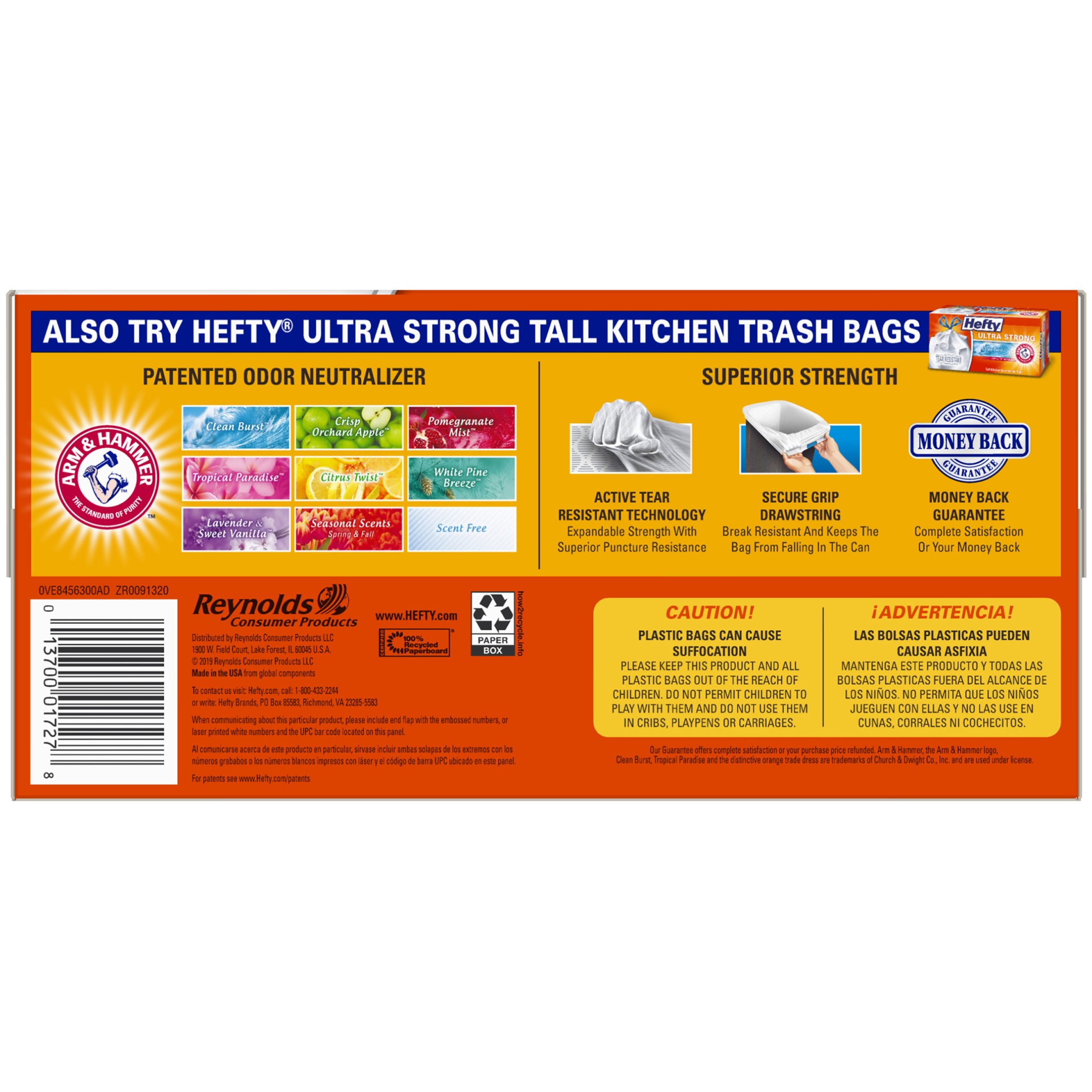 Hefty Easy Flaps 13 Gallon Tall Kitchen Bags 80 ct | Shipt