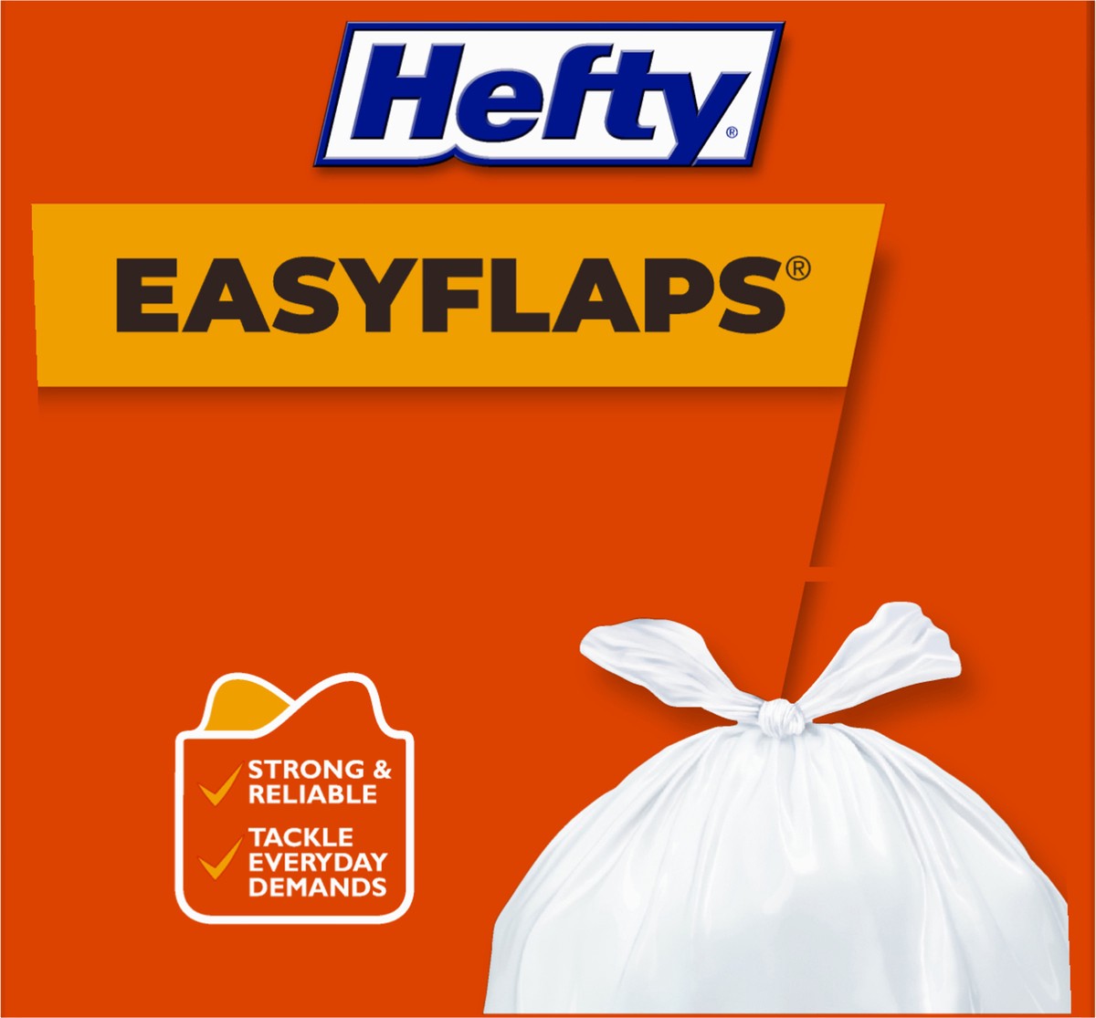 slide 7 of 8, Hefty Easy Bags Flap, 