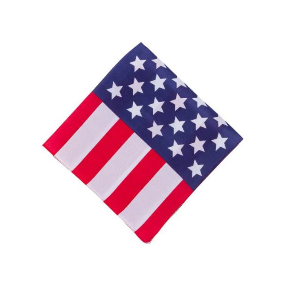 slide 1 of 1, Ampro American Flag Bandana - Red/White/Blue, 1 ct