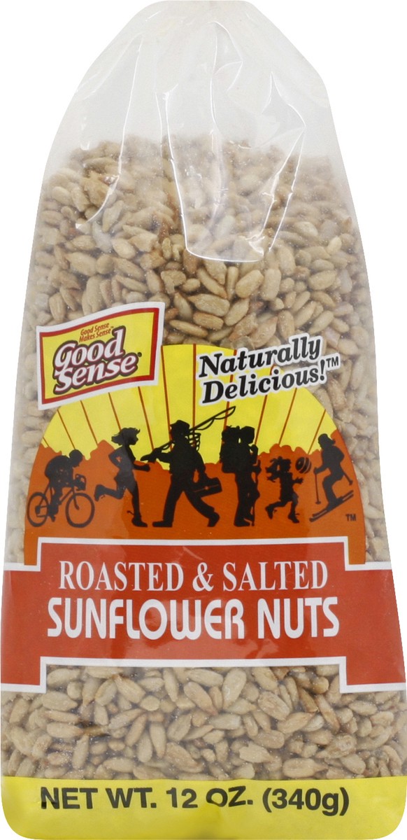 slide 3 of 13, Good Sense Roasted & Salted Sunflower Nuts 12 oz, 12 oz