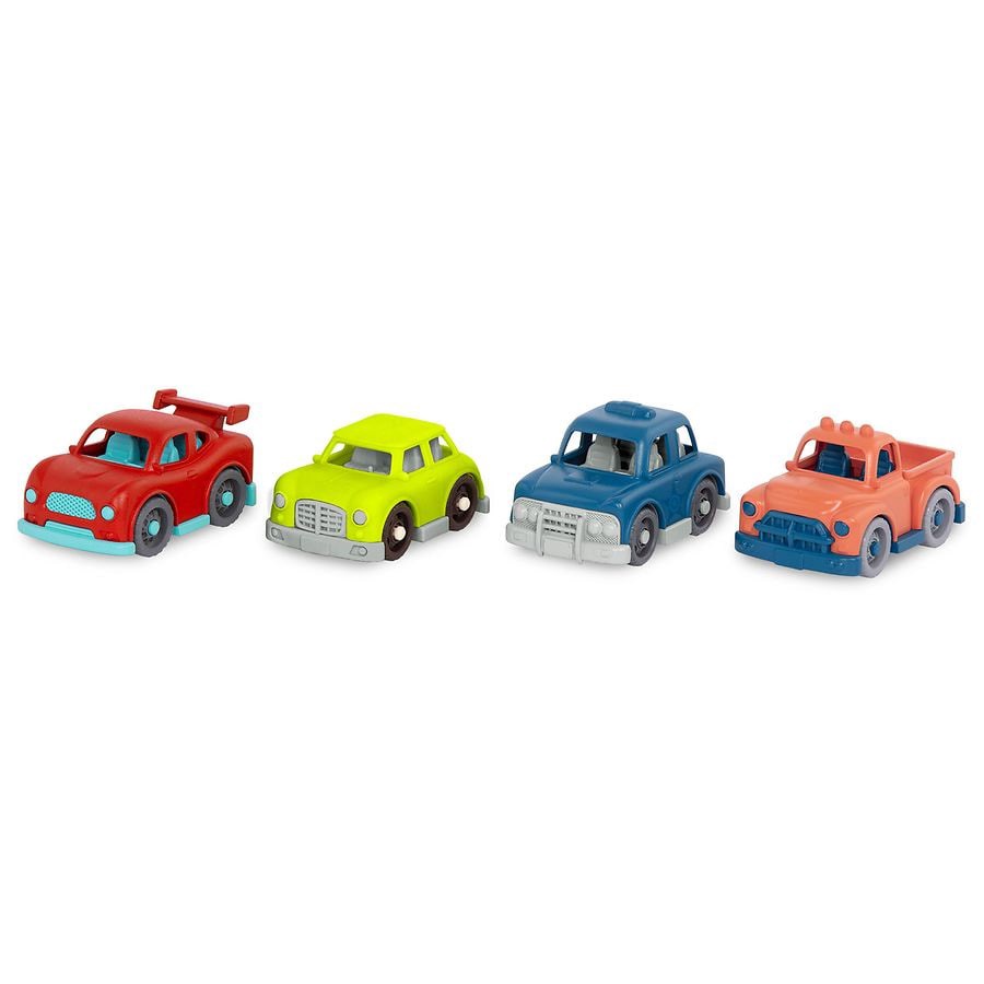 slide 2 of 2, Battat Mini Vehicle Set, 4 ct