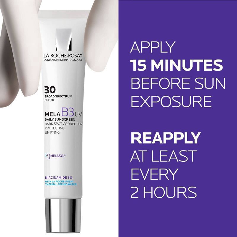 slide 8 of 8, La Roche-Posay Broad Spectrum SPF 30 B3 UV Daily Sunscreen 1.35 fl oz, 1.35 fl oz