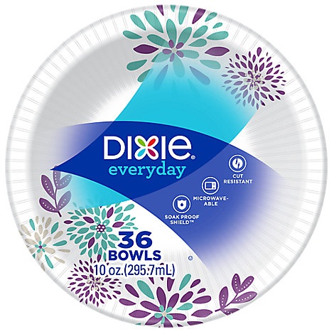 slide 1 of 1, Dixie Everyday Paper Bowls Printed, 36 ct;10 oz
