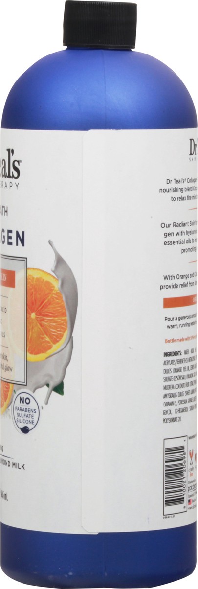 slide 2 of 12, Dr. Teal's Collagen Milk Bath, Radiant Skin, 32 fl oz