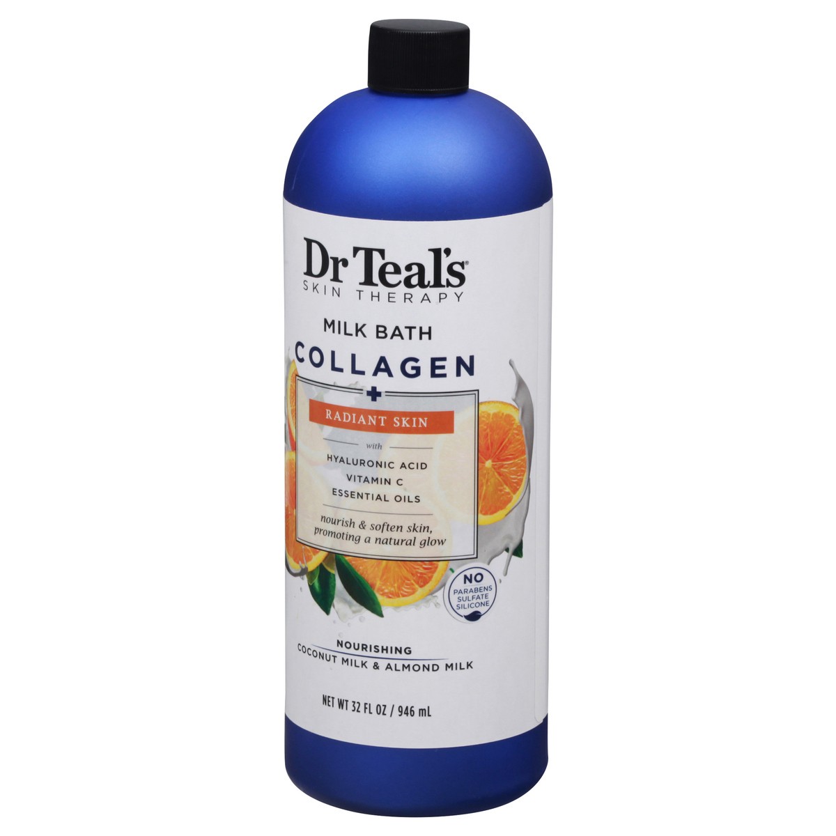 slide 5 of 12, Dr. Teal's Collagen Milk Bath, Radiant Skin, 32 fl oz