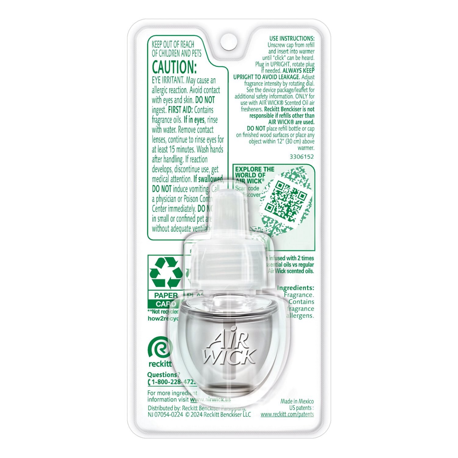 slide 2 of 2, Air Wickâ Scented Oil Refill, Sweet Vanilla & Shea Butter, 1 Ct, 0.67 oz
