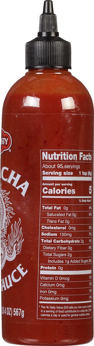 slide 7 of 9, Dynasty Sriracha Chili Sauce, 20 fl oz