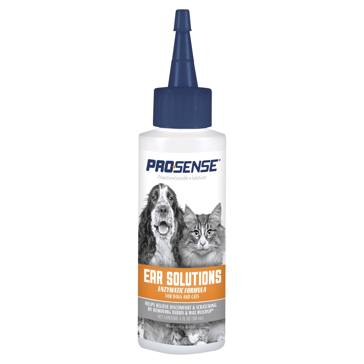 slide 1 of 9, Pro-Sense Ear Solutions Enzymatic Formula for Dogs & Cats, 4 oz