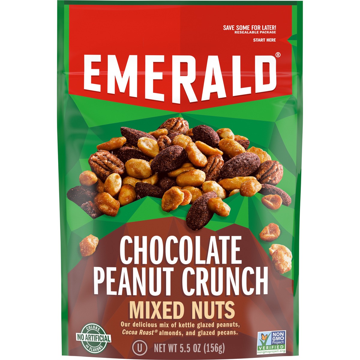 slide 1 of 5, Emerald Chocolate Peanut Crunch Mixed Nuts, 5.5 oz