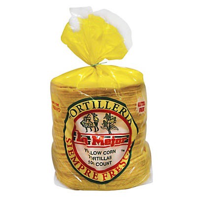 slide 1 of 1, La Mejor Yellow Corn Tortillas, 100 ct