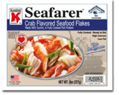 slide 1 of 1, Kanimi Seafarer Seafood Flakes, 16 oz