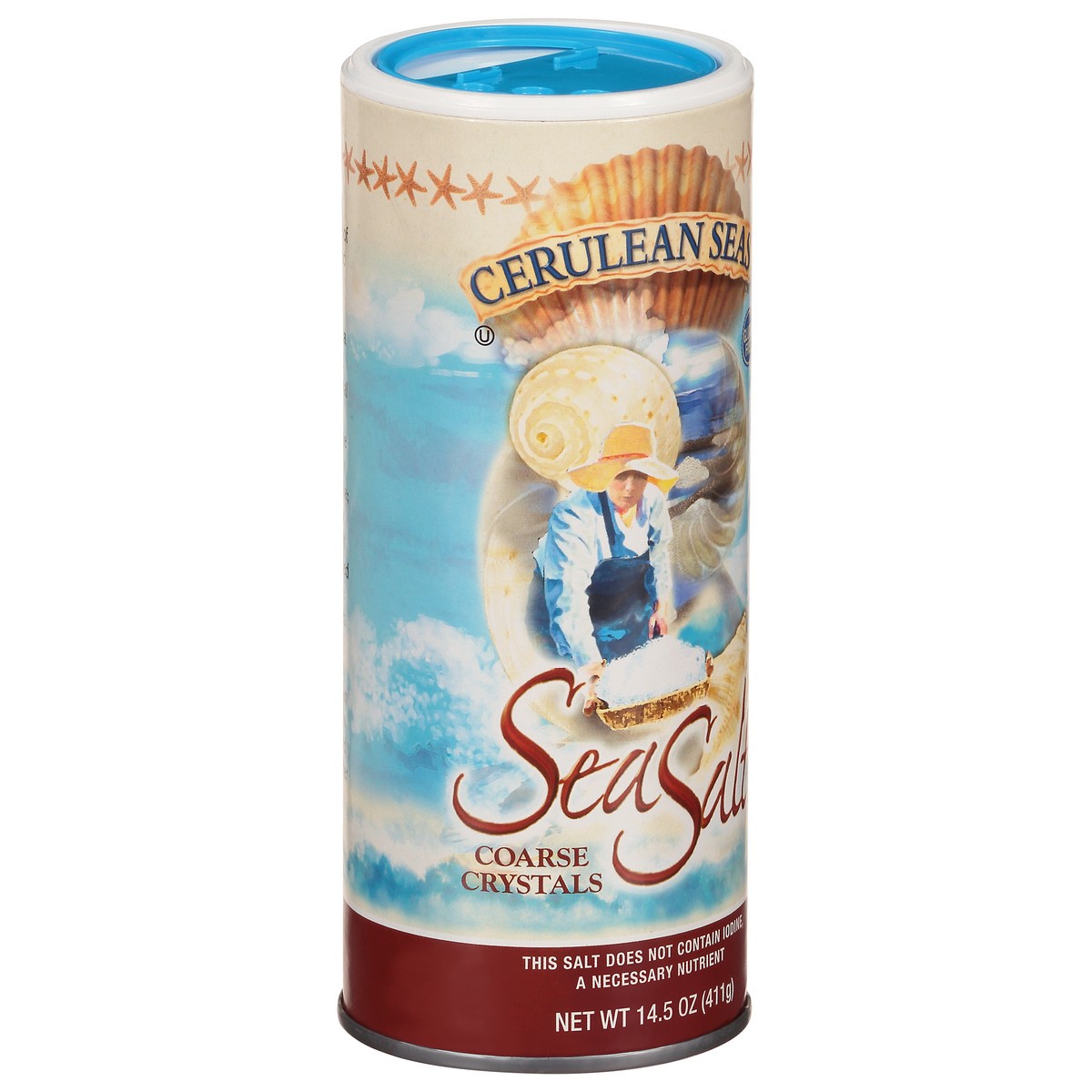 slide 5 of 12, Cerulean Seas Coarse Crystals Sea Salt 14.5 oz, 14.5 oz