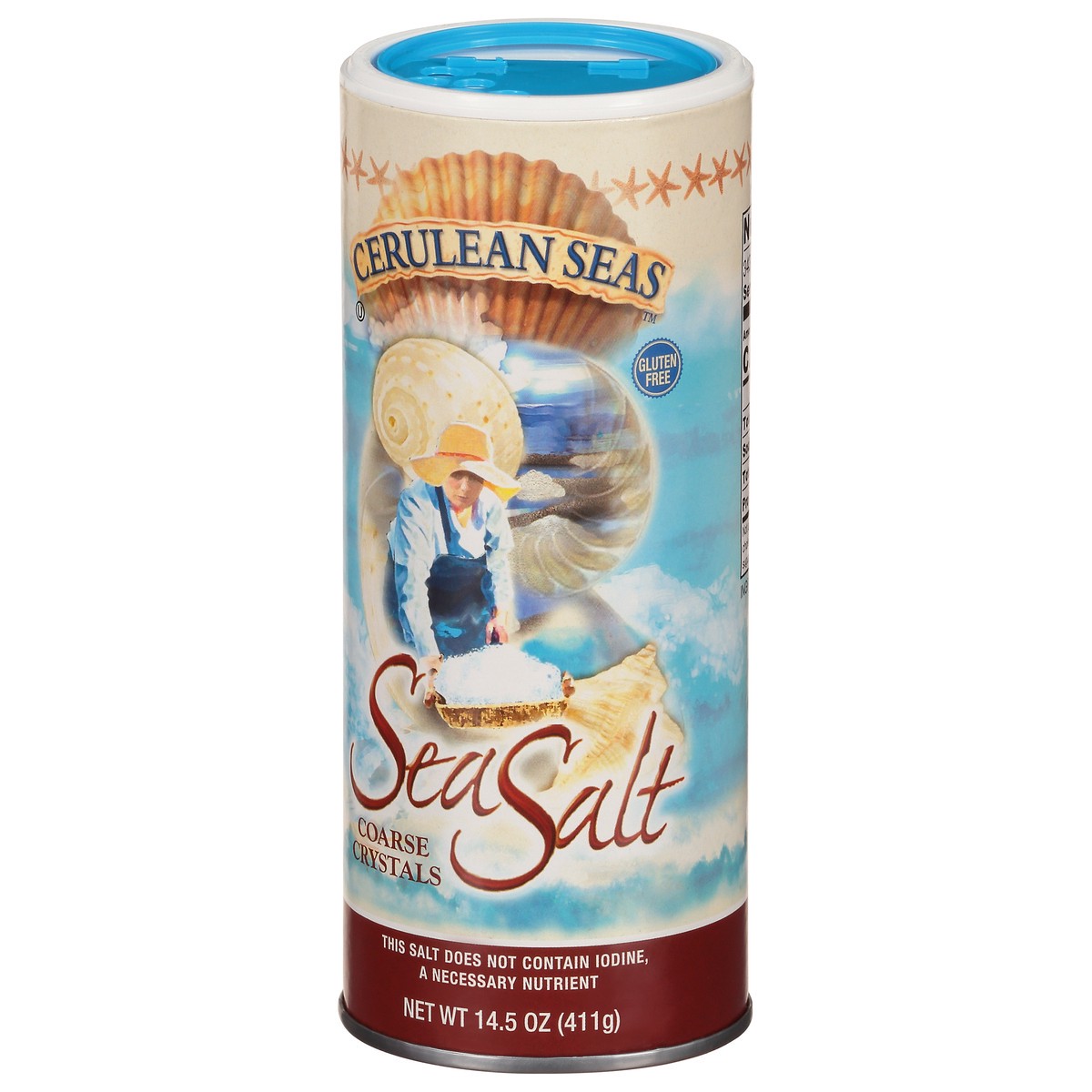 slide 12 of 12, Cerulean Seas Coarse Crystals Sea Salt 14.5 oz, 14.5 oz