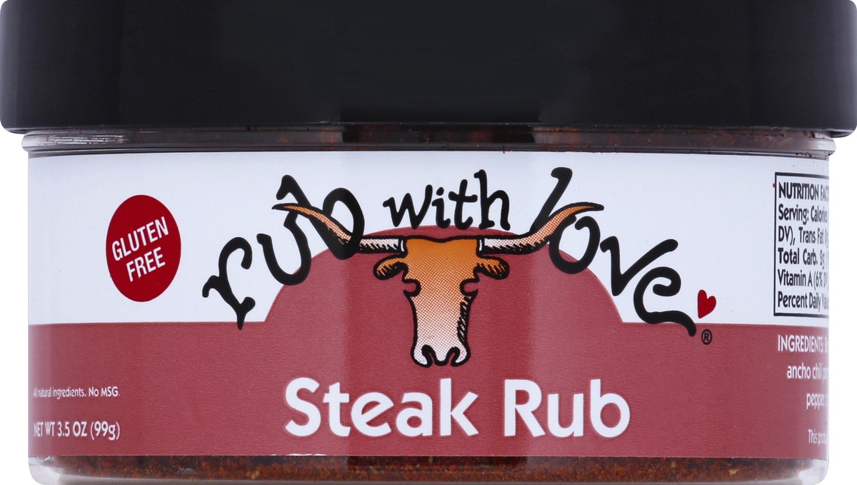 slide 1 of 3, Rub With Love Steak Rub, 3.5 oz