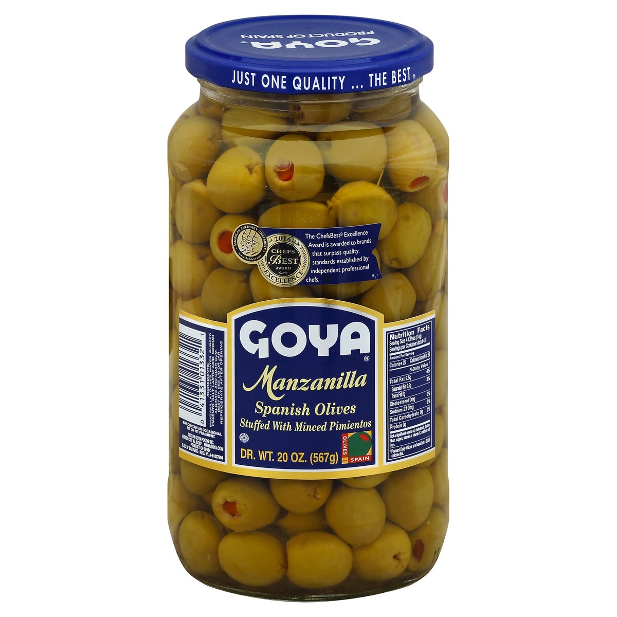 slide 2 of 3, Goya Olives 20 oz, 20 oz