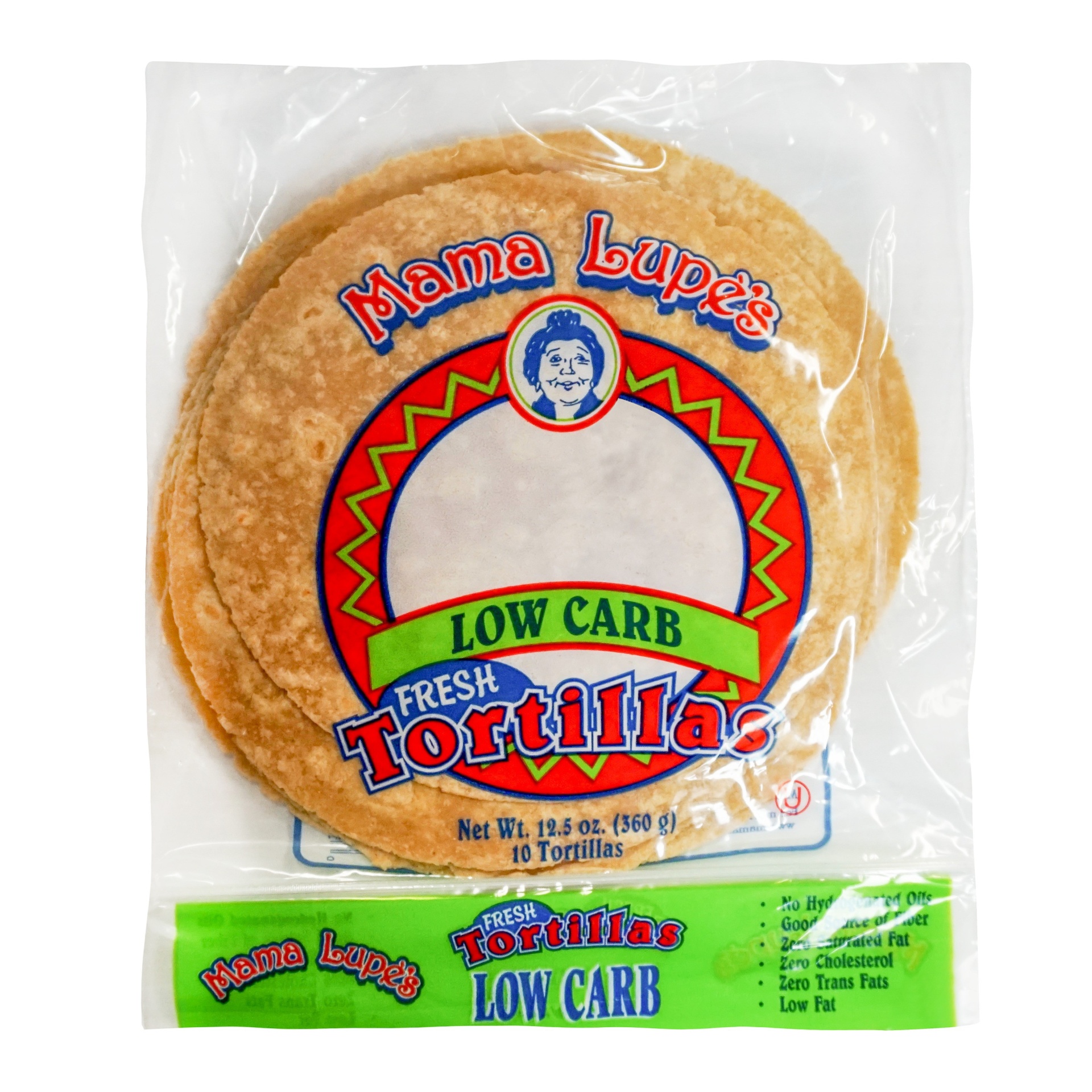 slide 1 of 1, Mama Lupe's Three Net-Impact Carbs Fresh Tortillas, 10 ct