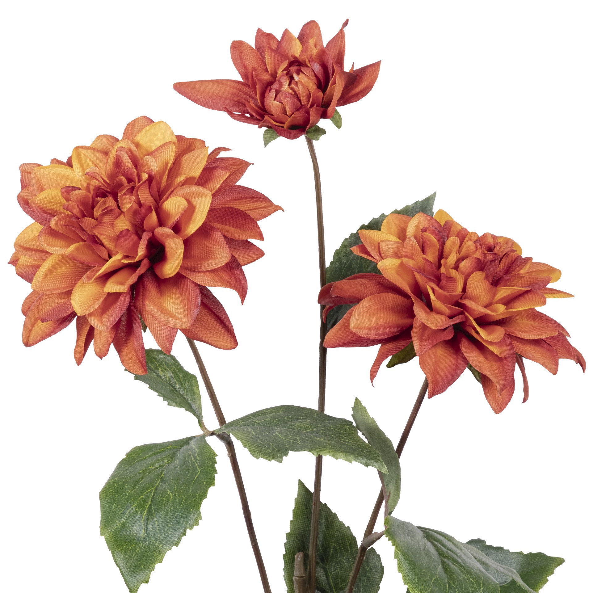 slide 3 of 3, 30.5" Orange Dahlia Stem By Ashland, 30.5 in