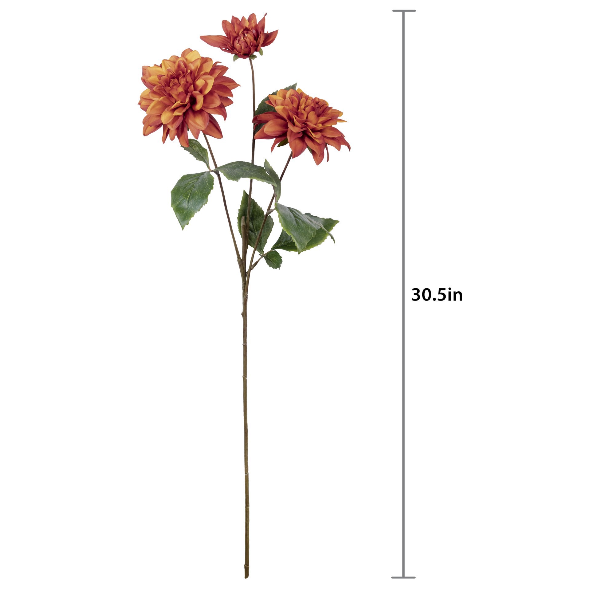 slide 2 of 3, 30.5" Orange Dahlia Stem By Ashland, 30.5 in