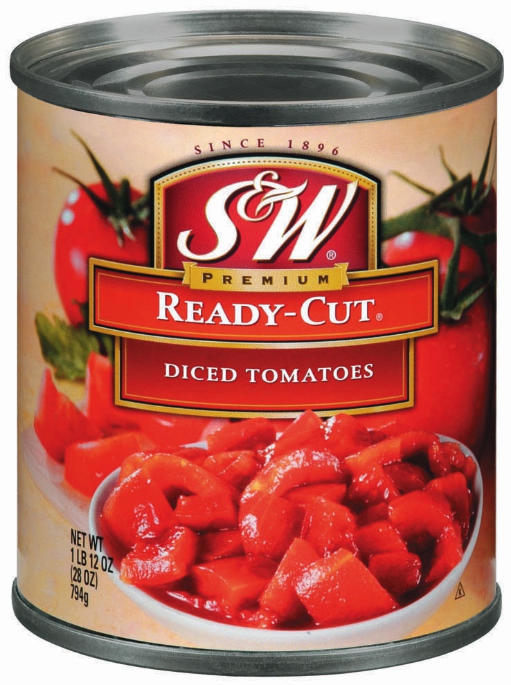 slide 1 of 3, S&W Ready-Cut Diced Tomatoes, 28 oz