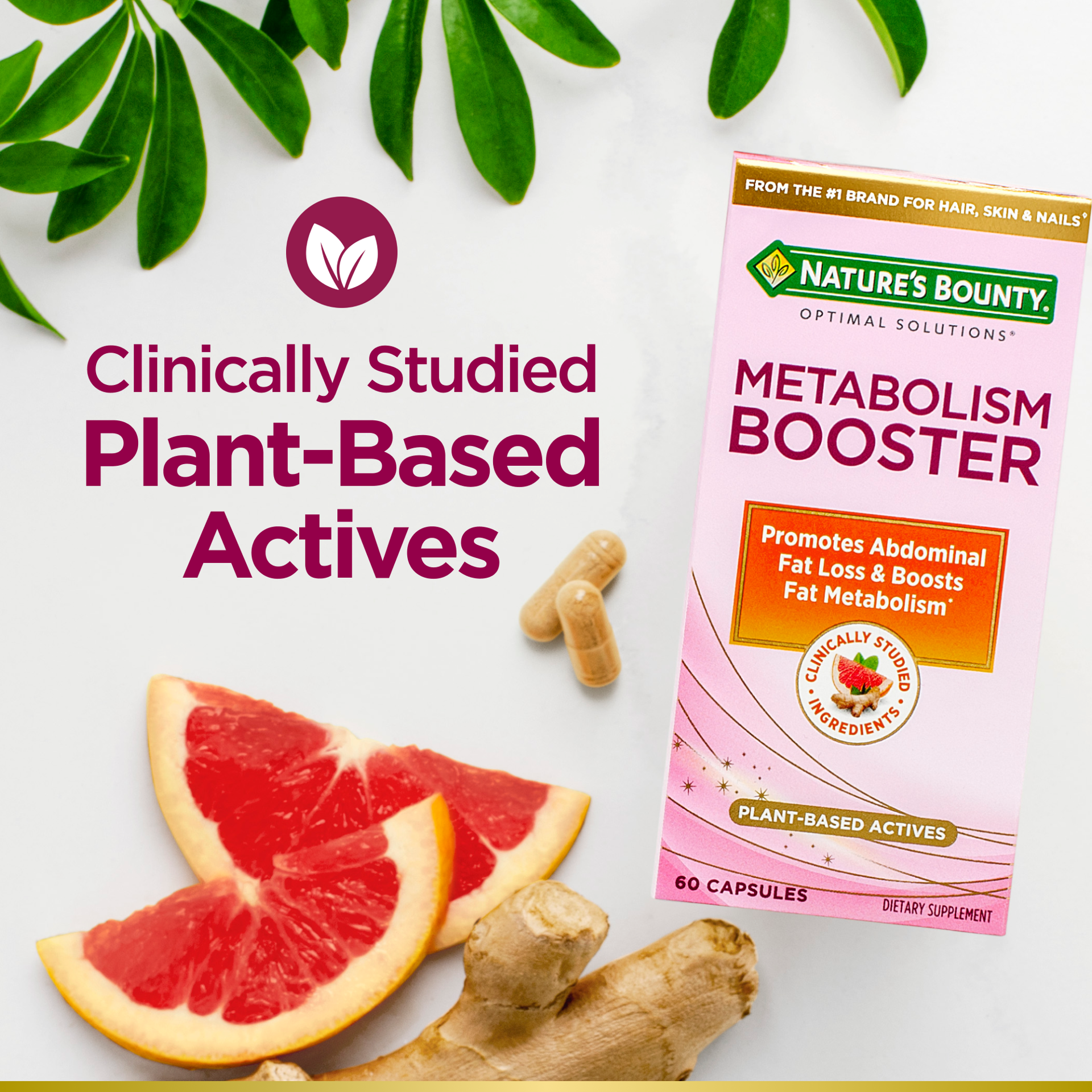 slide 2 of 5, Nature's Bounty Optimal Solutions Metabolism Booster Capsules 60ct, 60 cnt