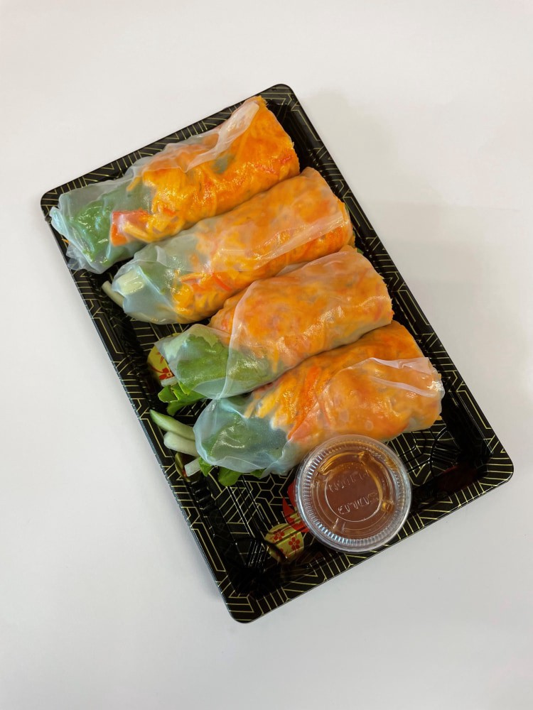 slide 1 of 1, Wabisan Asian Foods Crab Spring Roll, 1 ct