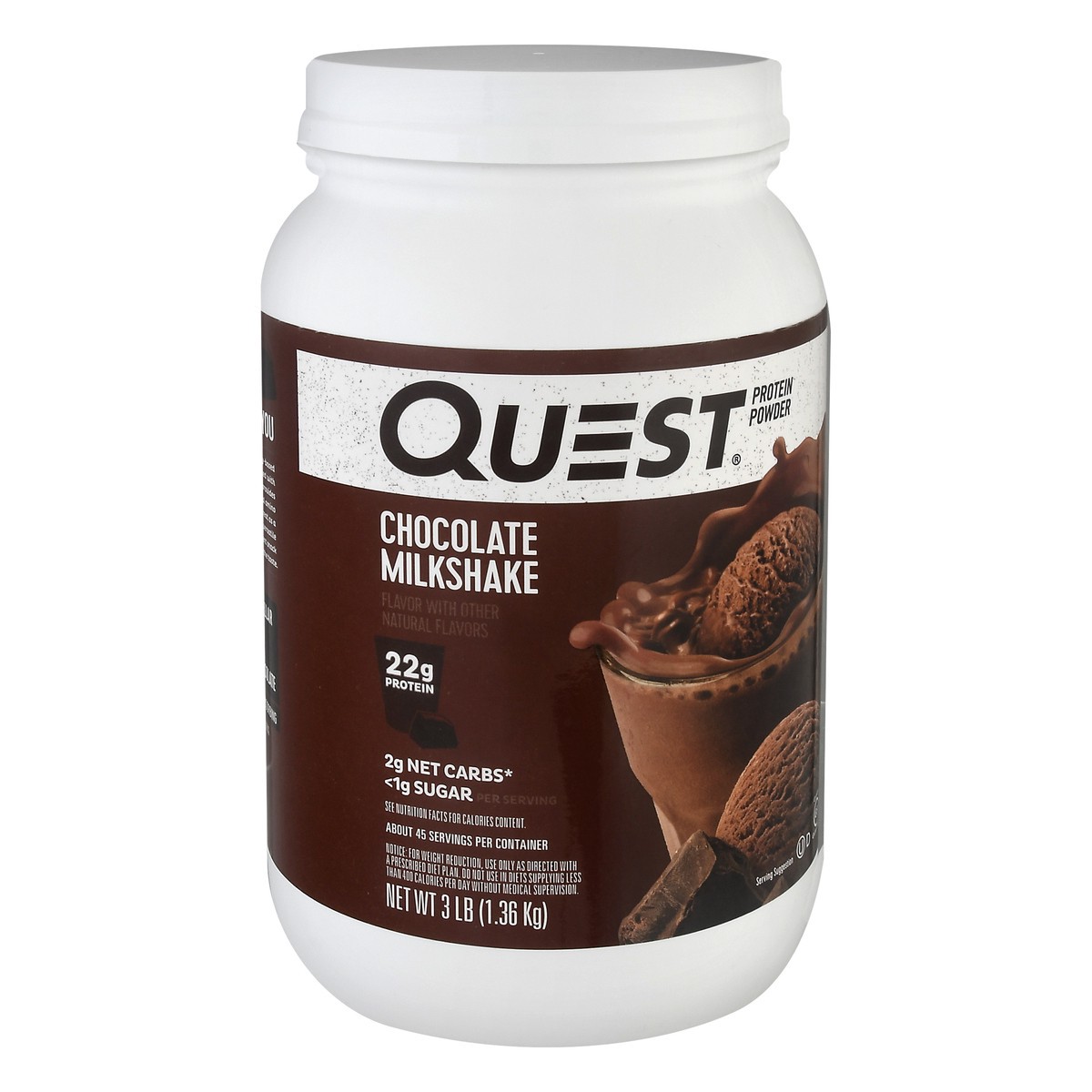 slide 2 of 9, Quest Protein Powder, 3 lb