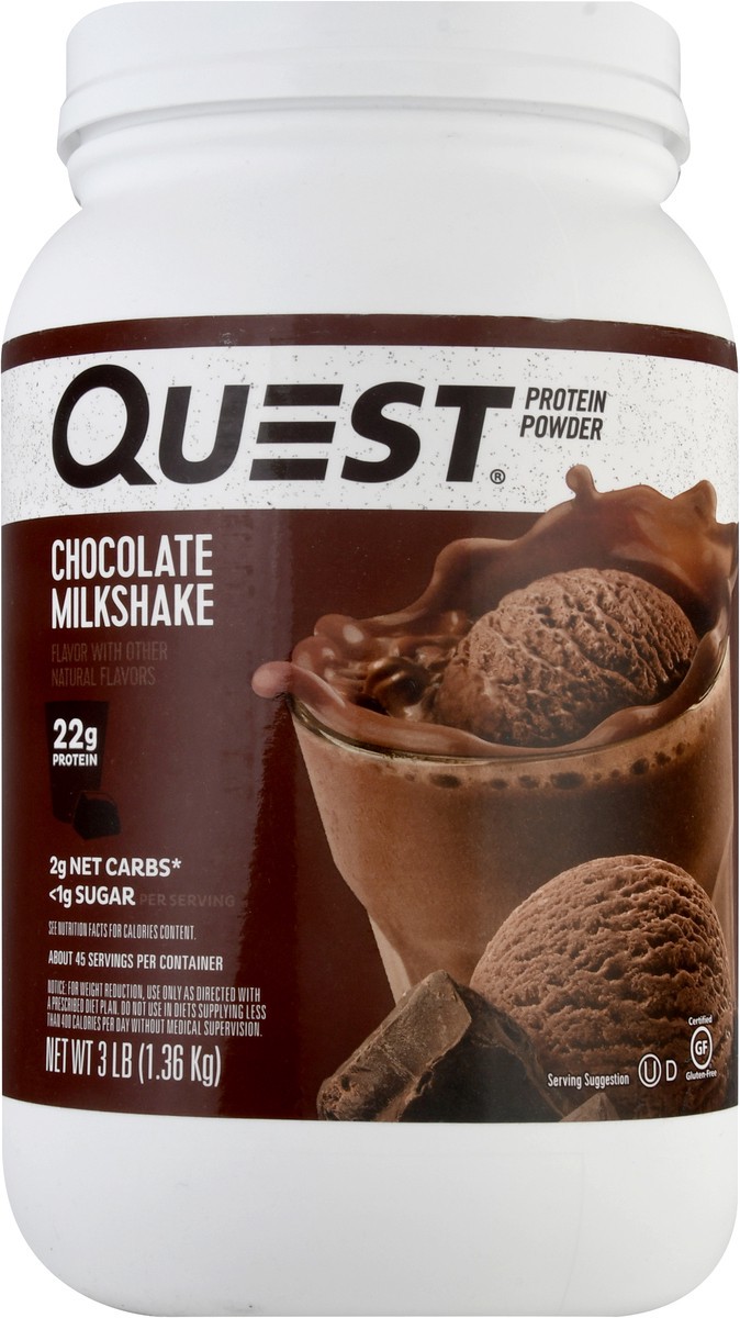 slide 6 of 9, Quest Protein Powder, 3 lb