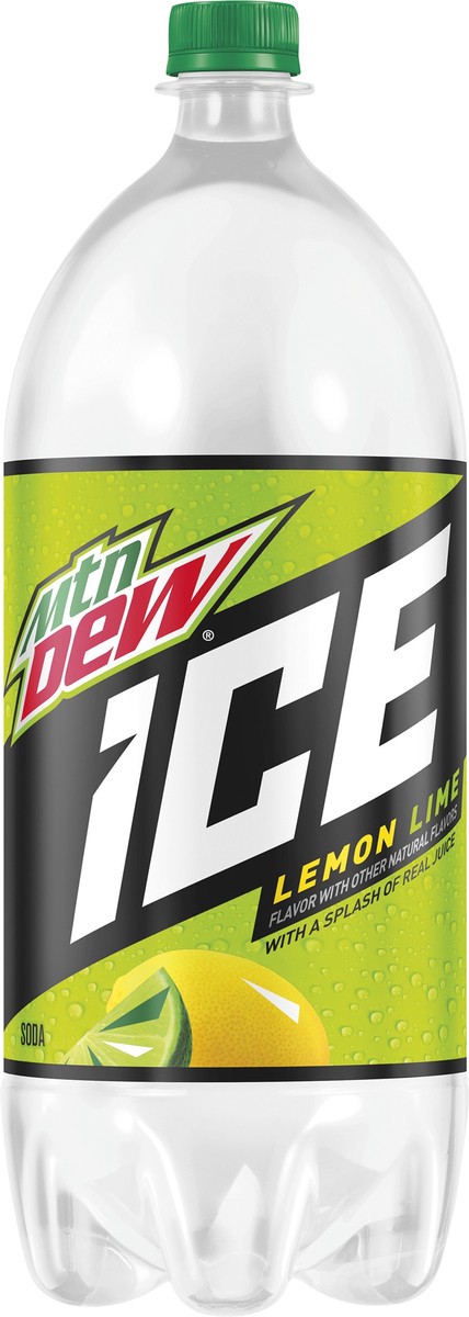 slide 1 of 3, Mountain Dew Ice Lemon Lime Soda - 2 liter, 2 liter